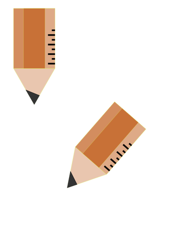 Zwei Bleistifte-Symbol