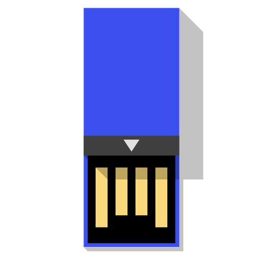 USB clip unitate vector illustration
