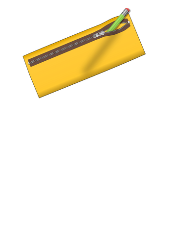 黄色的铅笔盒