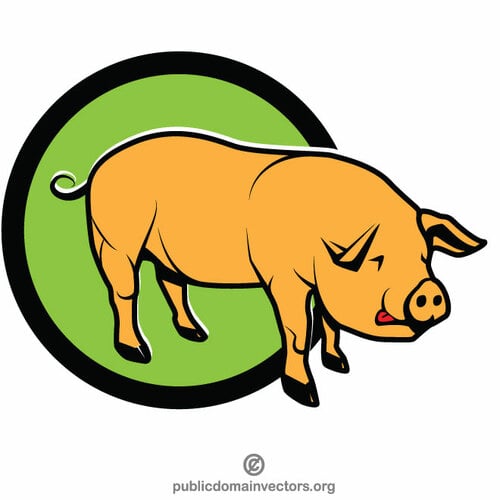 Pig clip art graphics