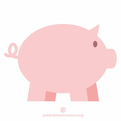 الخنزير البنك اللون الوردي