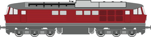 Rode locomotief