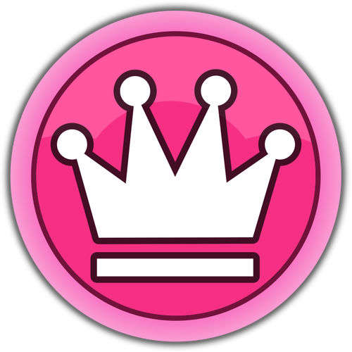 Розовая кнопка «лидер доски»