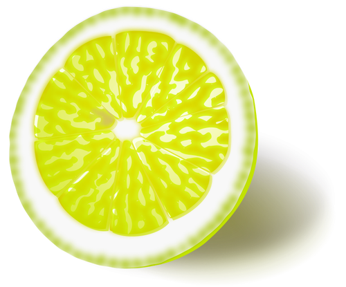 Grafika wektorowa cytryny lub limonki