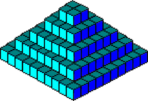 Pixel-piramide