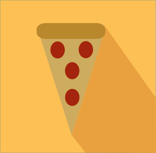 Pictograma de pizza