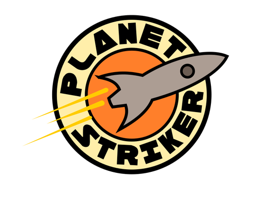 「惑星ストライカー」ロゴ
