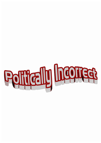 Image vectorielle de slogan politique