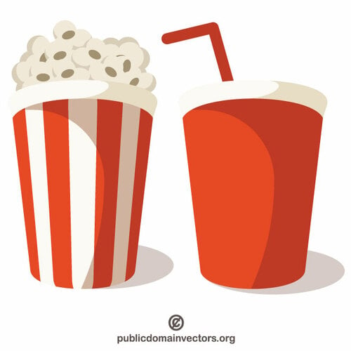 Popcorn i napoje gazowane