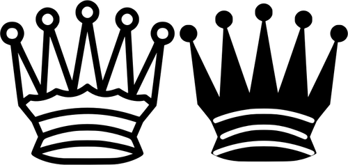Королева шахмат кусок векторное изображение