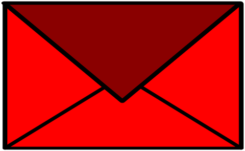 בתמונה וקטורית סמל מעטפה