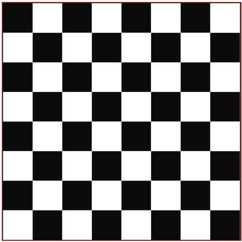 Tabuleiro de xadrez esboçado