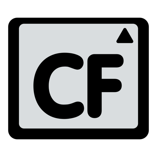 Ícone de vetor de CF