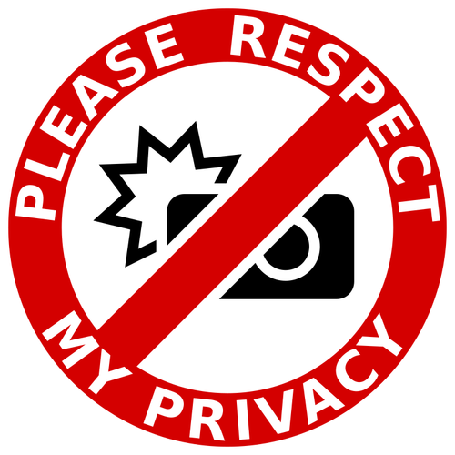 Bitte respektieren Sie meine Privatsphäre