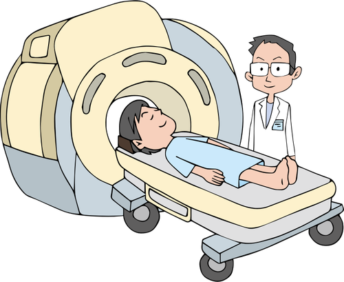 Kreslený MRI obraz