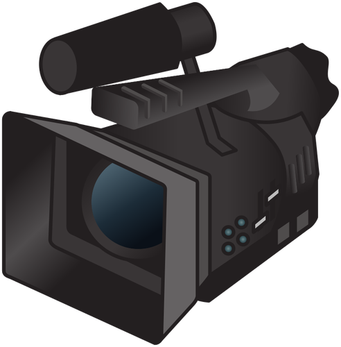 Câmera profissional de televisão