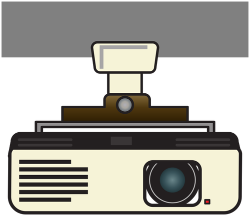 Video-Projektor-Vektor-Bild