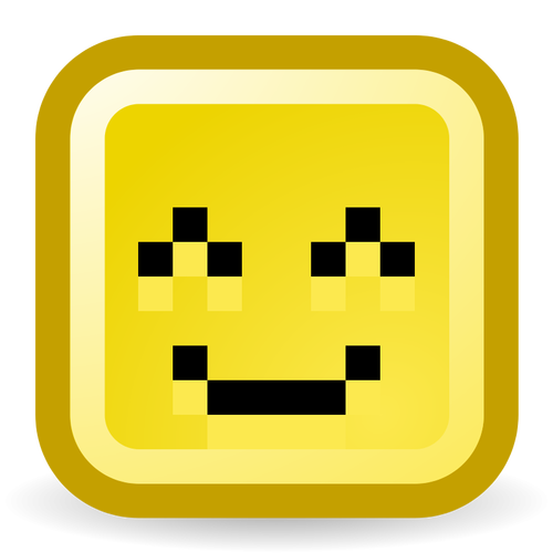 Smiley senang vektor icon