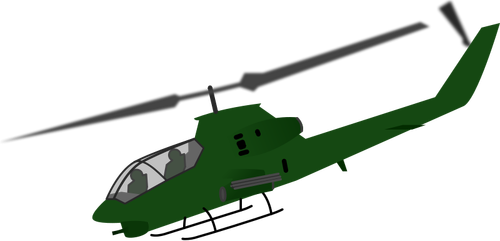 Helicopter vector image