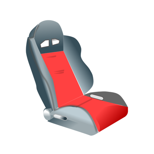 Racing auto stoel vector afbeelding