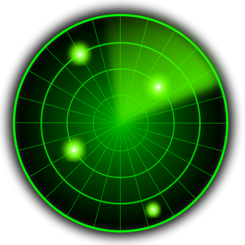 Radar vektorgrafikk