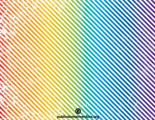 Diagonal rainbow stripes