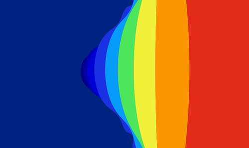Immagine di arcobaleno astratto sfondo vettoriale