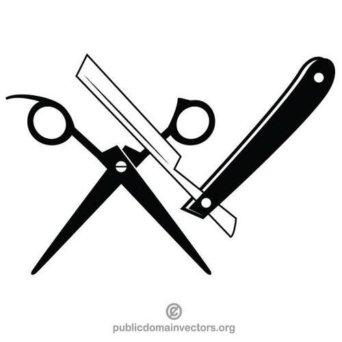 Nożyczki i razor