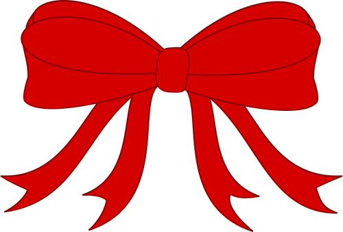Roten Geschenk-Bogen