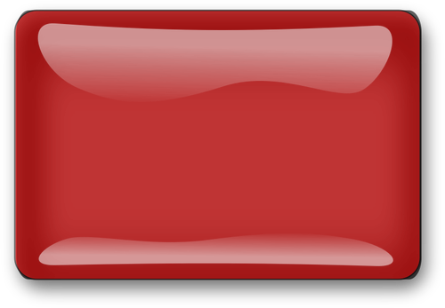 Illustrazione vettoriale di pulsante rosso lucido