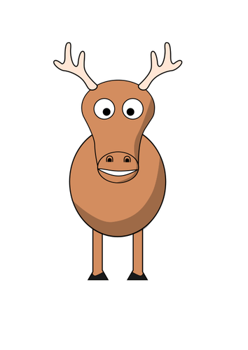 Reindeer cartoon clip art