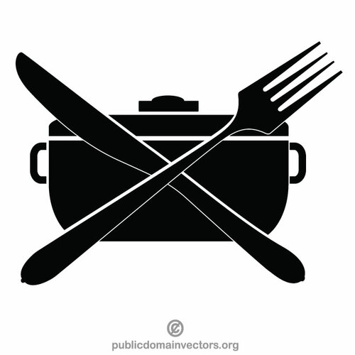 भोजनालय logotype वेक्टर छवि