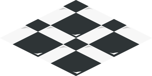 image vectorielle d’isométrique plancher tuile