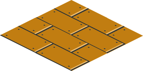 Brun gulvet fliser mønster vektor illustrasjon