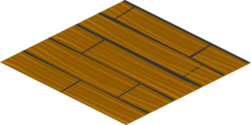 Imagem de telha de assoalho isométrica