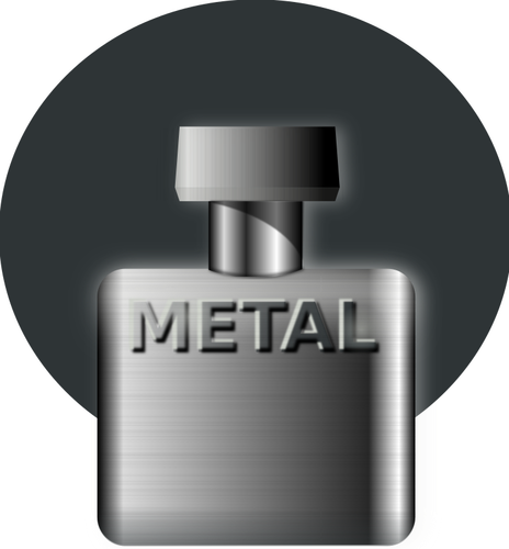 Metall-Flasche