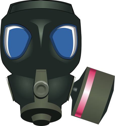 Image de masque à gaz vecteur