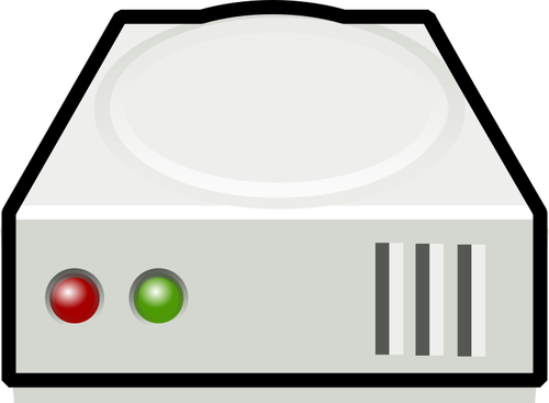 Imagen de vector de icono de disco duro