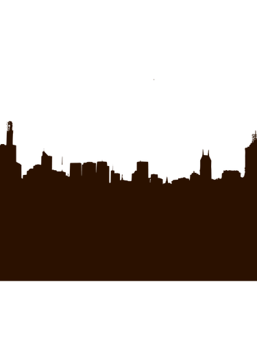 Městské panorama Vektor Klipart