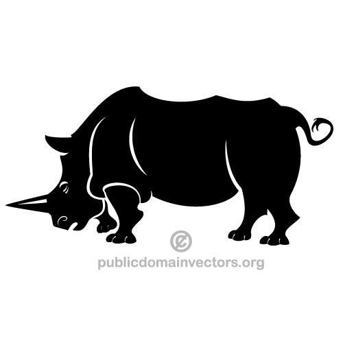Grafica vettoriale Rhinoceros