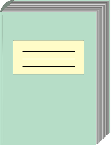 دفتر ملاحظات أخضر