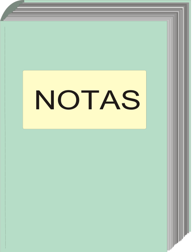 Notebook vektor ilustrasi