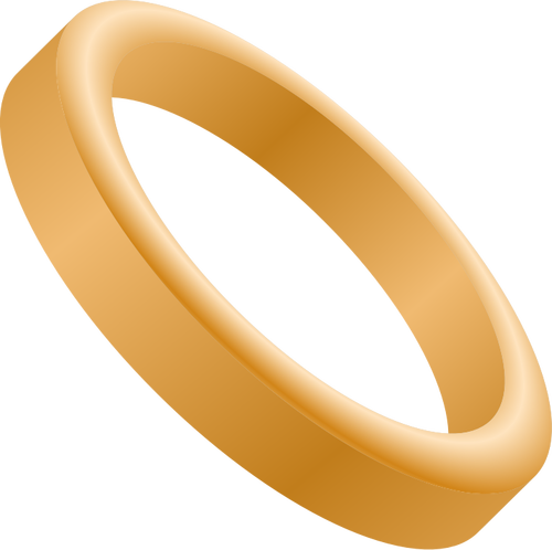 בתמונה וקטורית של טבעת נישואין