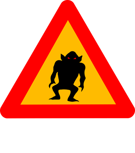 Warning monster