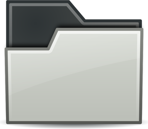 Pictogram van de eenvoudige folder
