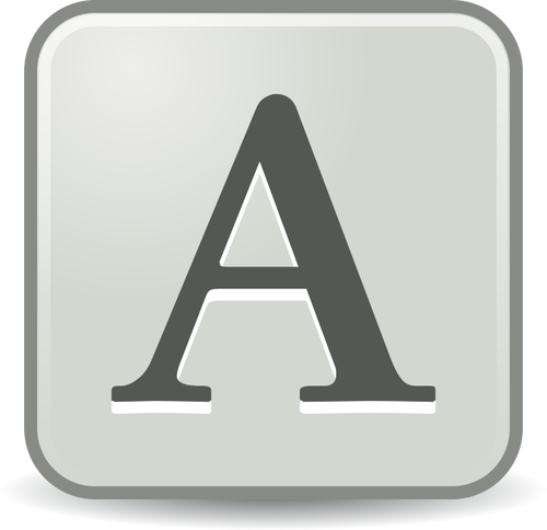 Letter font