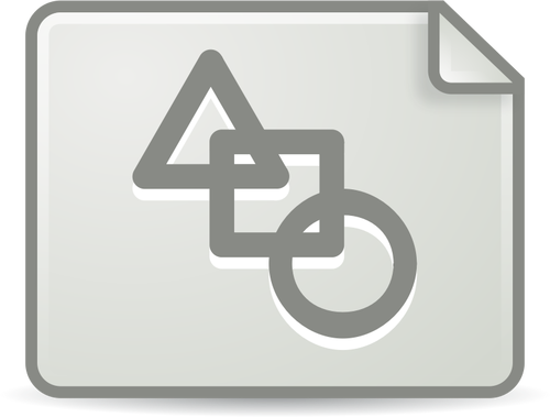 Vektorbild av mimetype-ikonen