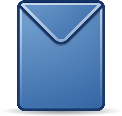 Blue envelope image