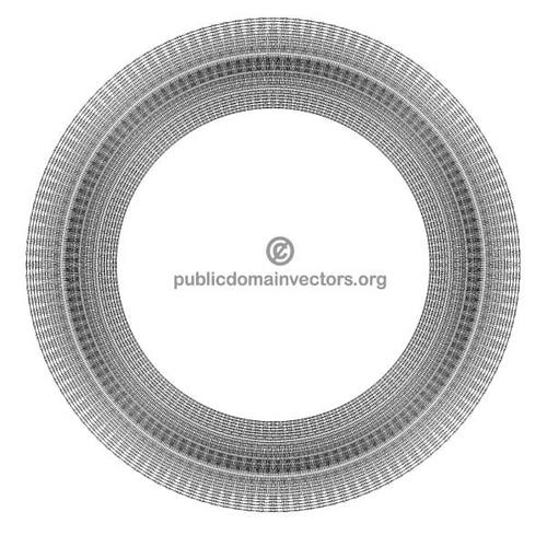 Motif graphique pour cercles