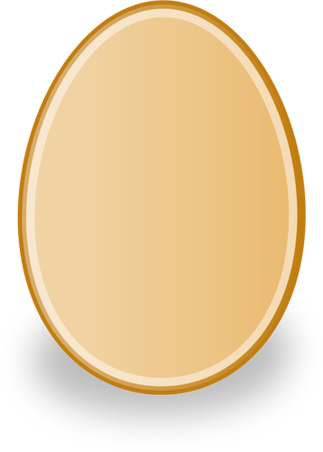 Оранжевый яйцо векторное изображение